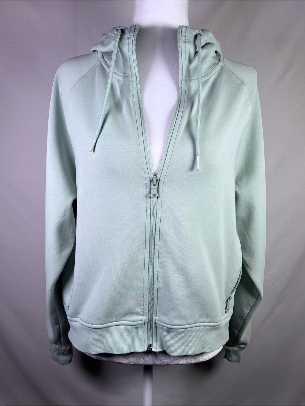 Women’s Old Navy Active Dynamic Fleece Mint/Seafoam Green Zip Up Jacket - Medium